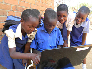 Children With Laptop
