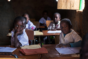 Girl And Boy In School In Africa ?? title